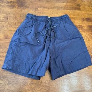 Standard Cloth Ryder or Oliver Navy Blue Nylon Shorts swim trunks size small